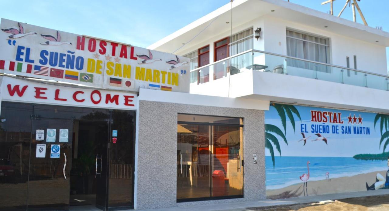 Hostal El Sueno De San Martin Paracas Exterior foto